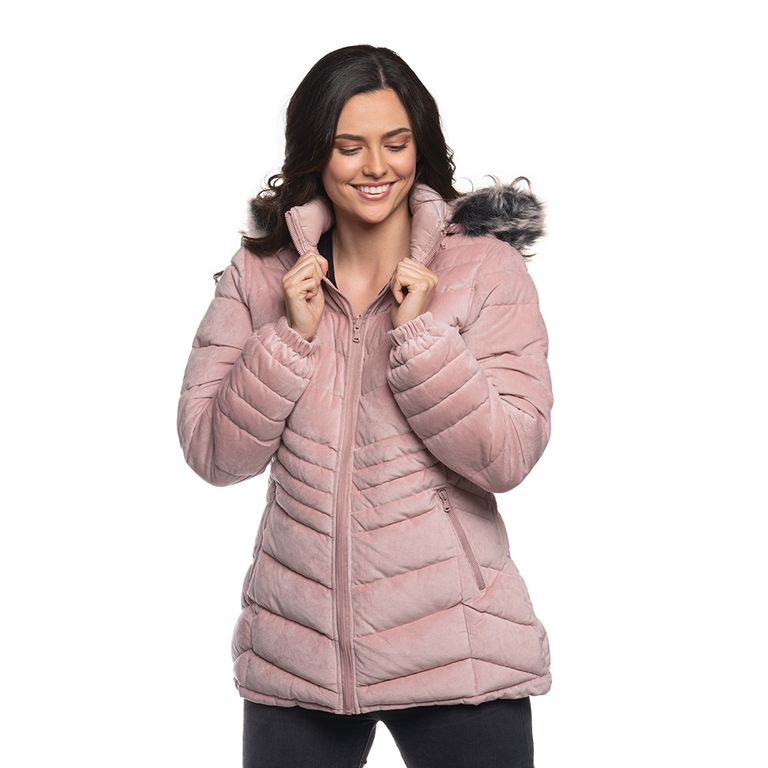 chaqueta reversible mujer