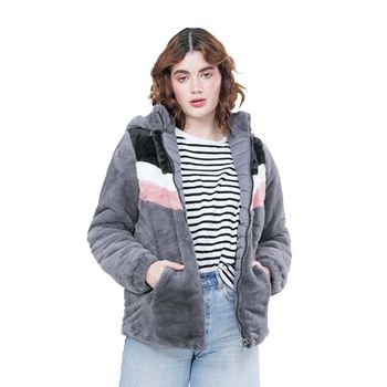 CHAQUETA_UNIVERSE_FURRY_REVERSIBLE_MUJER_THM_GRIS_1