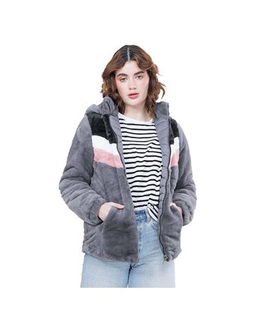 CHAQUETA_UNIVERSE_FURRY_REVERSIBLE_MUJER_THM_GRIS_1