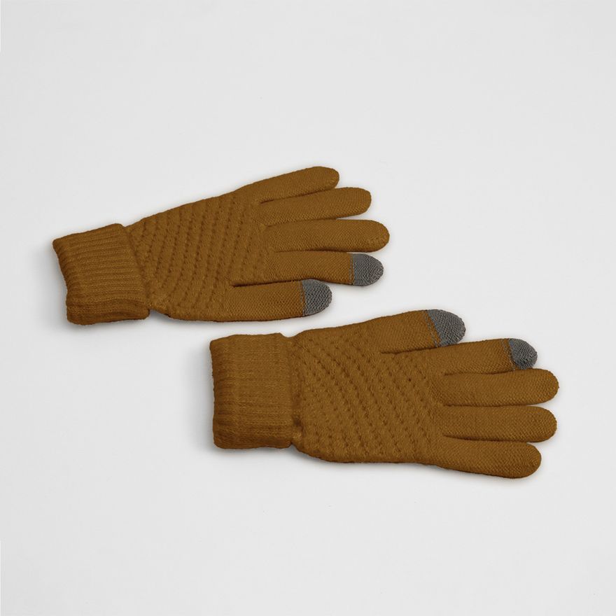 Guantes-Touch-Essential-Unisex-Mostaza
