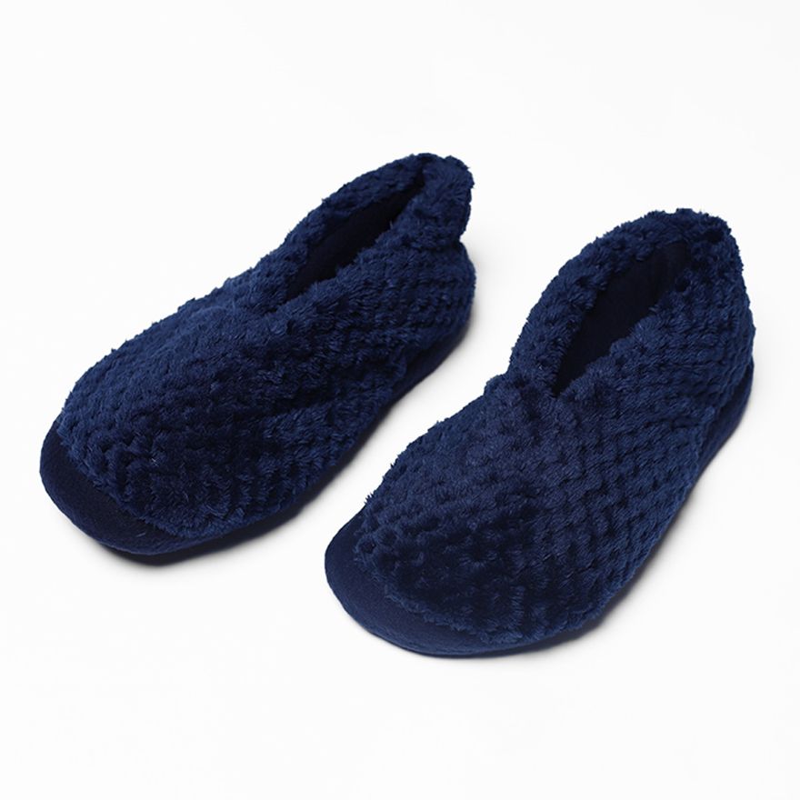 Slippers-Comfy-Soft-Mujer-Azul