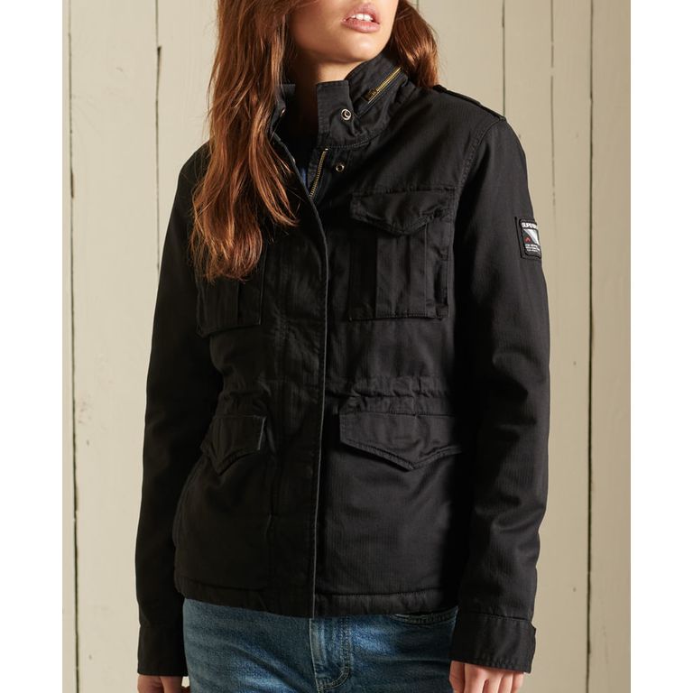 Chaqueta Casual Para Mujer Classic Rookie Borg Jacket Superdry 50796 -  thermos