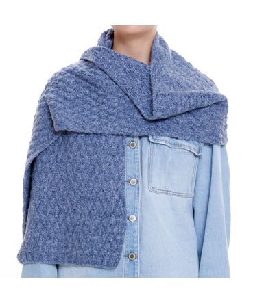 Shawl-Long-Heat-Knitted-THM-Azul