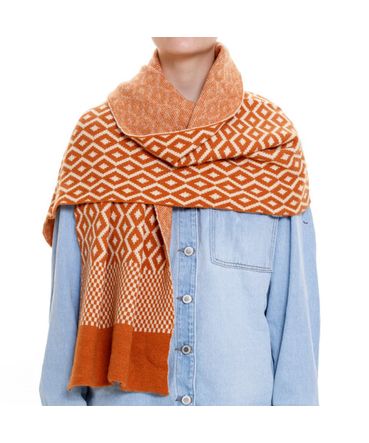 Shawl-Long-Heat-Kaleidoscope-THM-Naranja