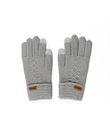 Guante-Touch-Knitted-Heat-THM-Gris