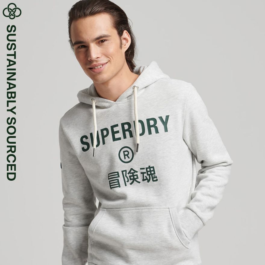 Camiseta Para Hombre Vintage Corp Logo Marl Tee Superdry 51136 | CAMISETAS  | PILATOS - Pilatos