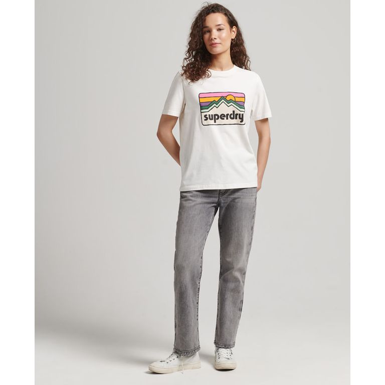 Camiseta Para Mujer Vintage 90S Terrain Tee Superdry 52371 - thermos