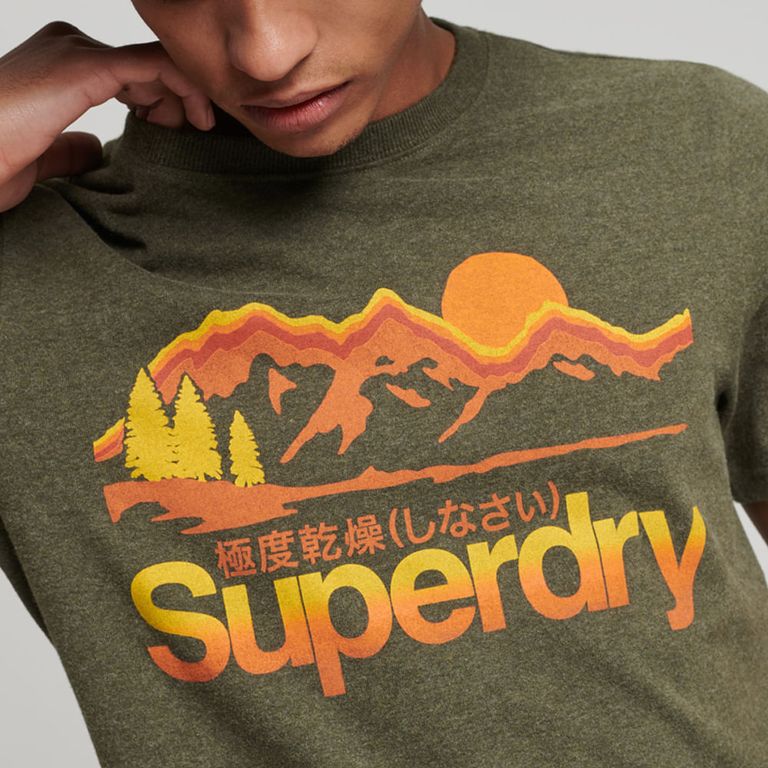 Camiseta  Superdry Talla S Color BLACK