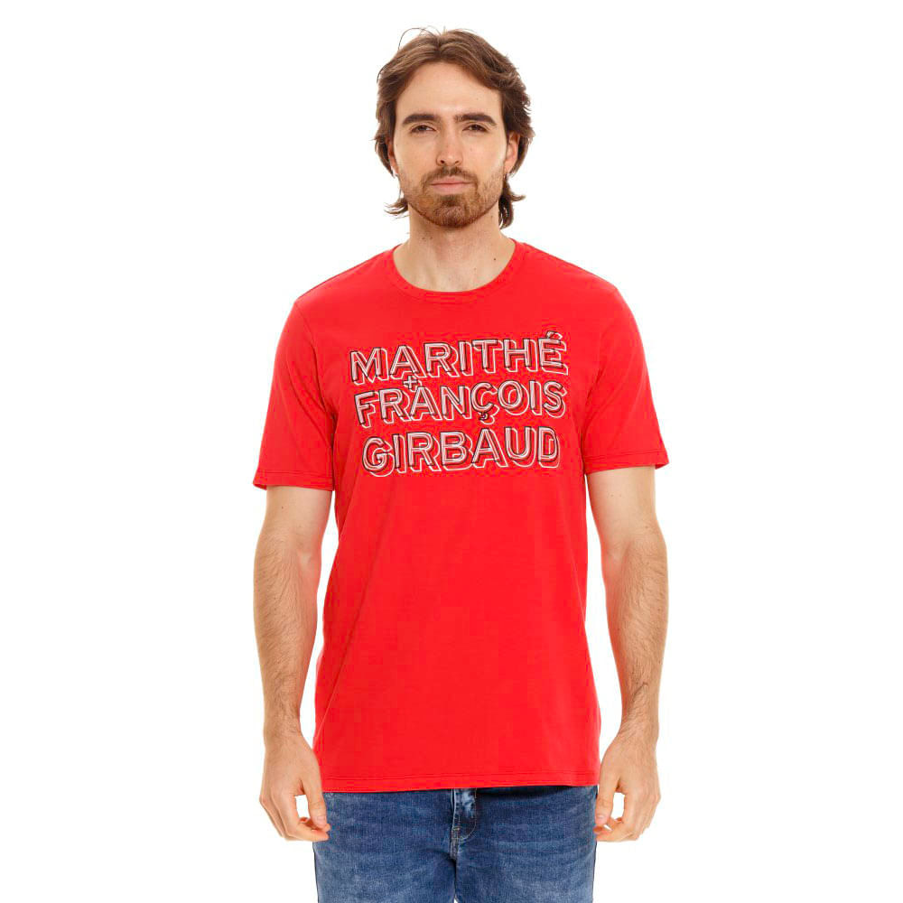 Camiseta Manga Corta Para Hombre Girbaud - thermos